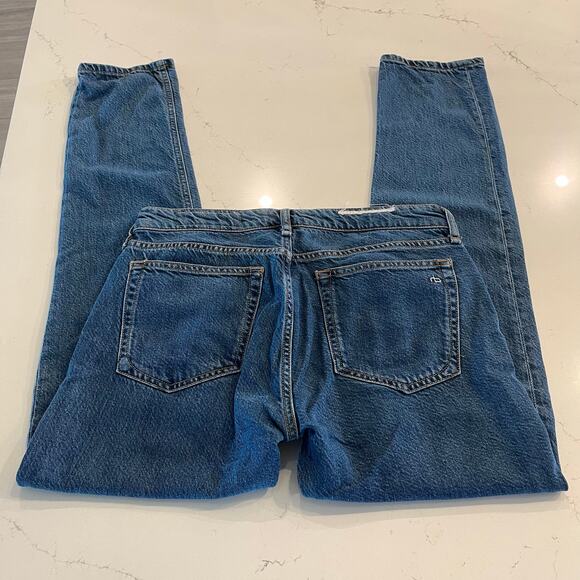 Rag & Bone Dre Low‎ Rise Boyfriend Jeans in Lily Size 26 - Picture 4 of 10